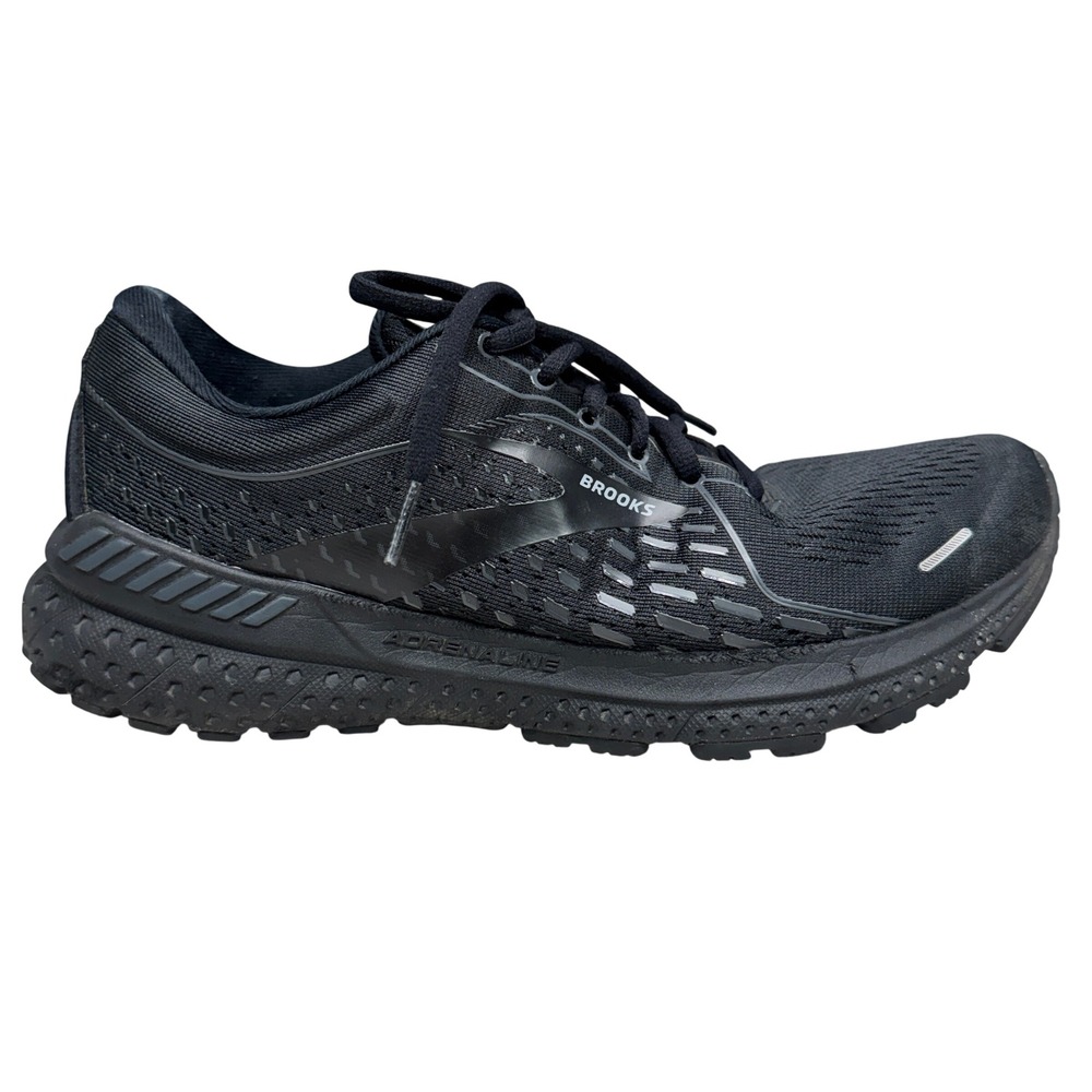 Brooks Adrenaline GTS 21 Running Shoes Women 9.5 Black GuideRails Athletic